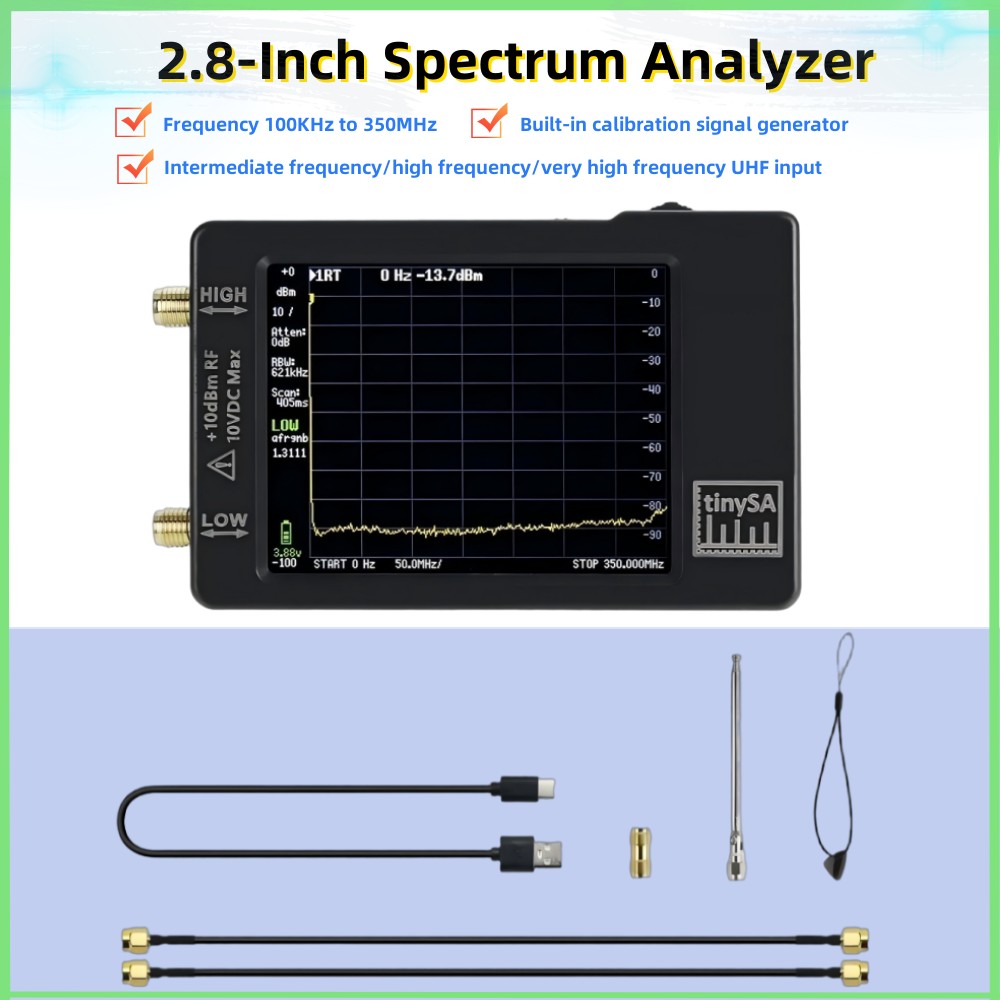 TinySA 100 kHz-960 MHz Spektru – Signal Generator Spectrum Analyzer Bewertung und Preis