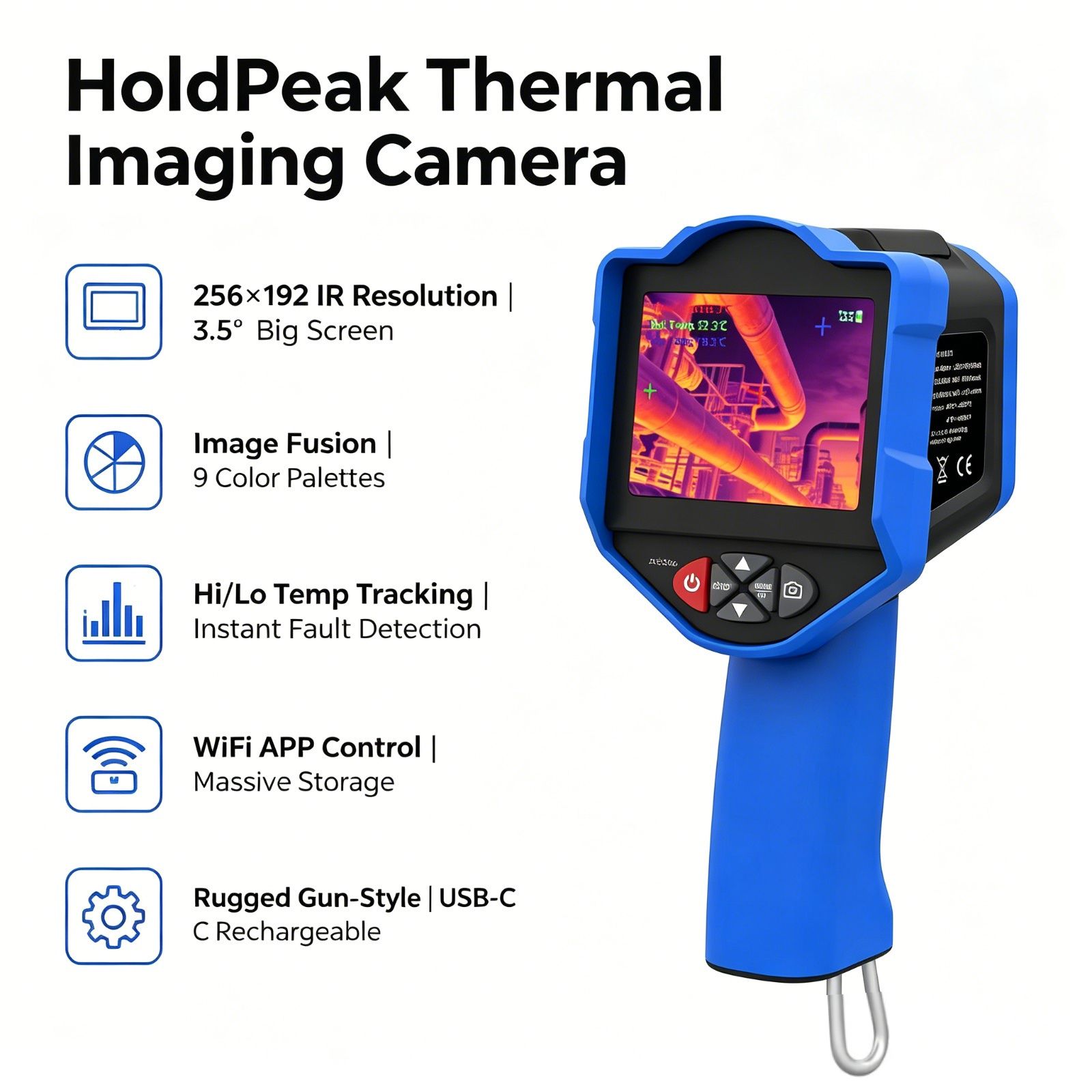 HoldPeak Wärmebildkamera 256 x – Thermal Imaging Camera Pcb Repair Bewertung und Preis